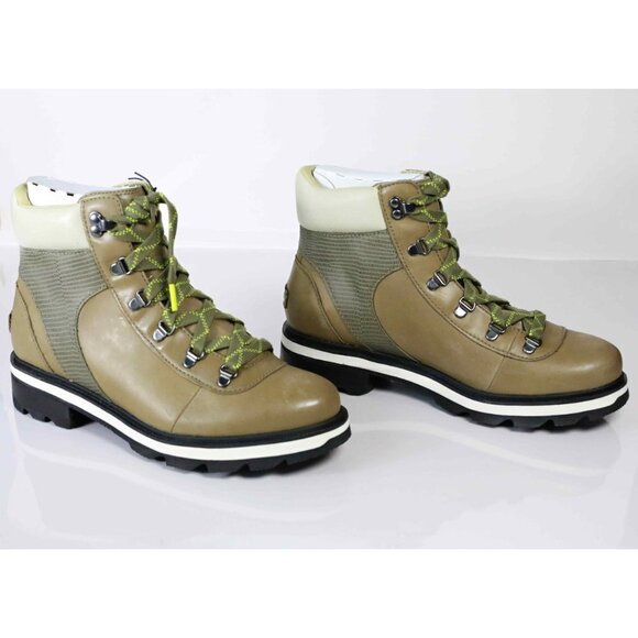 NWT! Sorel Lennox Hiker STKD Waterproof in Stone Green, Laurel Leaf, Size 11 - Picture 4 of 12
